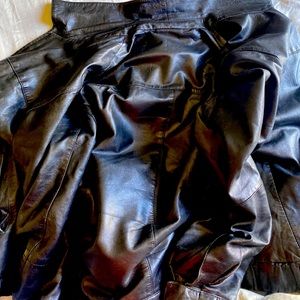 Vintage Leather Jacket M Black